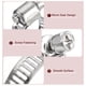 thumbnail image 4 of Abrazadera de manguera de engranaje de gusano, 24 piezas de abrazaderas de manguera ajustables de acero inoxidable de 1/2"-3/4" para asegurar mangueras, 4 of 5