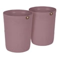 thumbnail image 1 of Set De 2 Cestos Decorativos Redondos Bordados (Rosa Magnolia), 1 of 4