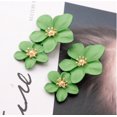 thumbnail image 1 of Pendientes Sense Pendientes Estilo Pendientes Distintivos Multicolor Doble Capa Flor Pendientes Sencillos para Mujer, 1 of 6