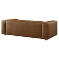 thumbnail image 6 of Sofa, Brown, Faux Leather, Living Room Lounge Cafe Lobby Hospitality Restaurant, Modern Contemporary, HB37651, 6 of 10