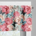 thumbnail image 5 of Ambesonne Colorful Valance & Curtain, Peony Rose Butterflies, 55"x36", Multicolor, 5 of 6