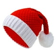 thumbnail image 5 of segolike Christmas Hat Santa Hat Costume Accessories Headgear Photo Prop Cap Knit Winter Hat Xmas Party Hat for Holiday Party Supplies for kids, 5 of 8