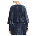 thumbnail image 2 of JOIE $178 Womens New Blue Crew Neck Long Sleeve Casual Top XS B+B, 2 of 2