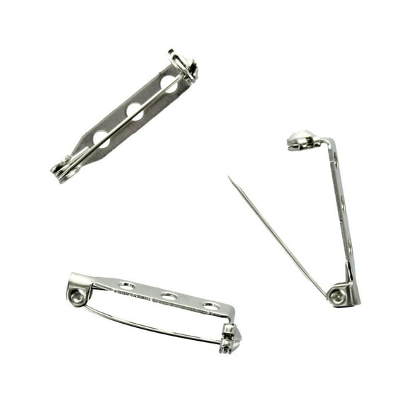 1" Brooch Pin Backs - 144 pcs