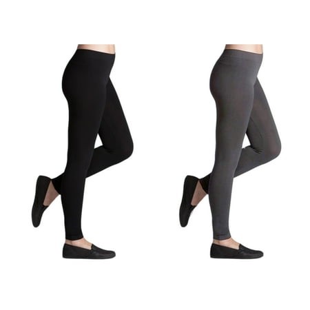 Winter Warm Fleece Lined Thick Brushed Full Length Leggings Thights (Best Thick Leggings 2019)