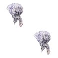 thumbnail image 3 of Minnieouse Sombreros de turbante de algodón, diadema transpirable agradable a la piel, lavable, , ligero, buena elasticidad, pañuelo para la Tipo 1 2Conjunto, 3 of 6