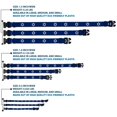 thumbnail image 3 of Buckle-Down Pet Collar, Dog Collar Plastic Buckle, Star Of David, 9.5 to 14.5 Inches 0.5 Inch Wide, 3 of 8