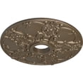 thumbnail image 3 of Ekena Millwork 18"OD x 3 1/2"ID x 1 3/8"P Norwich Ceiling Medallion (Fits Canopies up to 4 1/2"), Hand-Painted Warm Silver, 3 of 6
