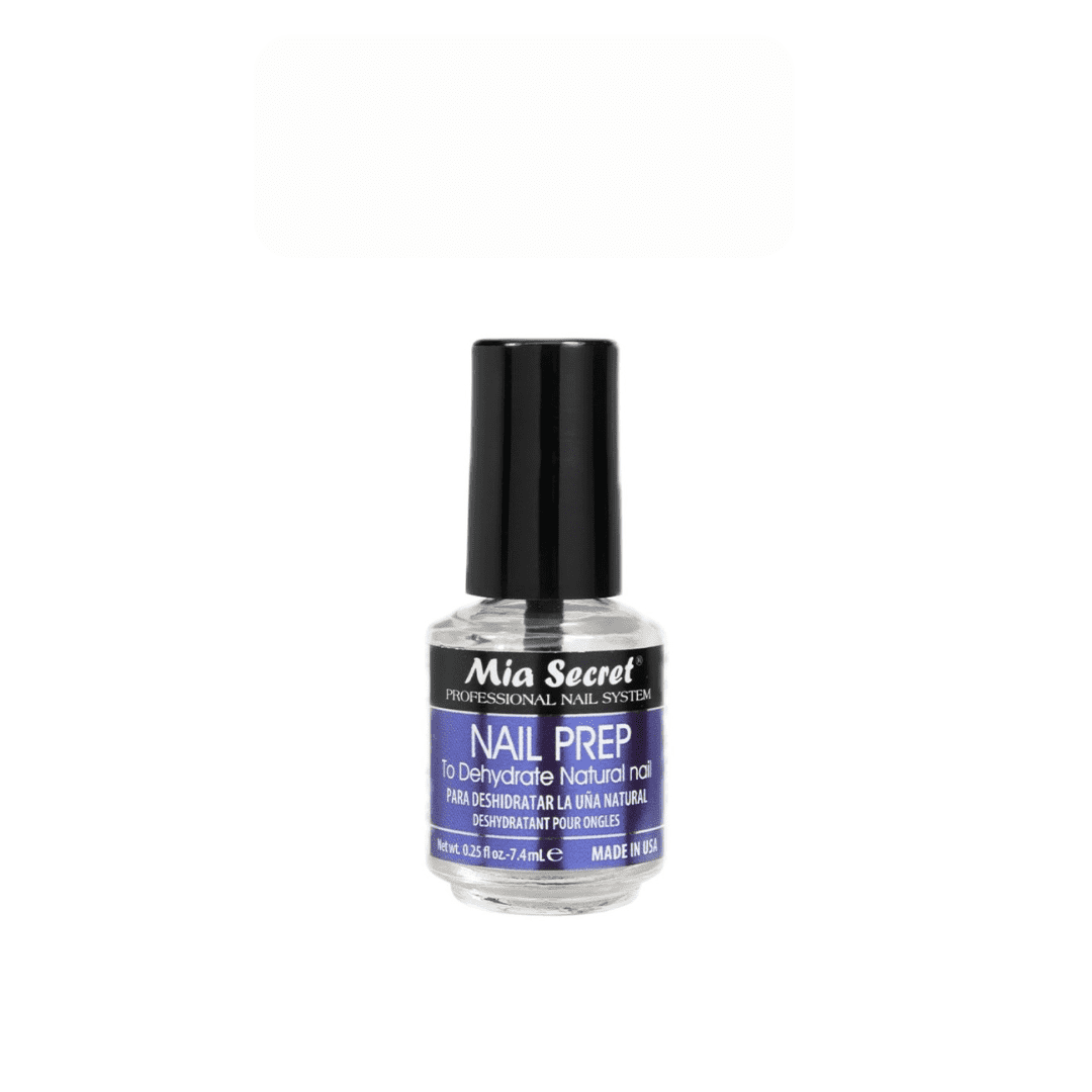 Mia Secret - Liquid Monomer 0.5 fl oz. + Clear Acrylic Powder 0.25 oz + Nail Prep 0.25 fl oz.+ Xtrabond 0.25 fl oz. + Luxury Base & Top Gel + Gel Cleanser 2oz - COMBO