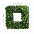thumbnail image 2 of Boxwood Wreaths for Front Door Decor, 19" Artificial Greenery Square Wreath Decorations for Spring Summer Home Door Window Outside Wall Indoor Outdoor Porch and Birthday Wedding Party, 2 of 7