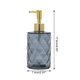 thumbnail image 4 of Dispensador de Jabón Reutilizable en Forma de Diamante 11.16oz Tono Gris Dorado, 4 of 6