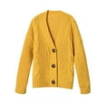 thumbnail image 2 of Gvmfive Women's Twist Knitted Buttons Down Long Sleeve Sweater Solid Casual Cardigan, 2 of 4