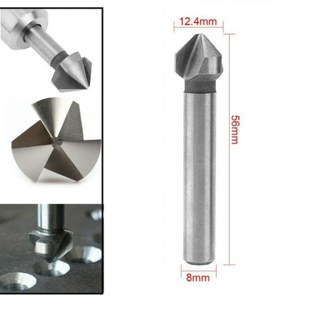 

BAMILL 3Flute Countersink Drill Bit 90Degree Chamfering Tools Chamfer Cutter 6.3-20.5mm