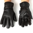thumbnail image 4 of Alpine Swiss Mens Gloves Dressy Genuine Leather Warm Thermal Lined Wrist Strap, 4 of 7