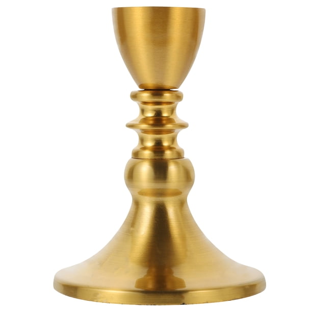 KAKOWELY Candelabro de metal, candelabro, soporte de mesa, candelabro decorativo, centro de mesa