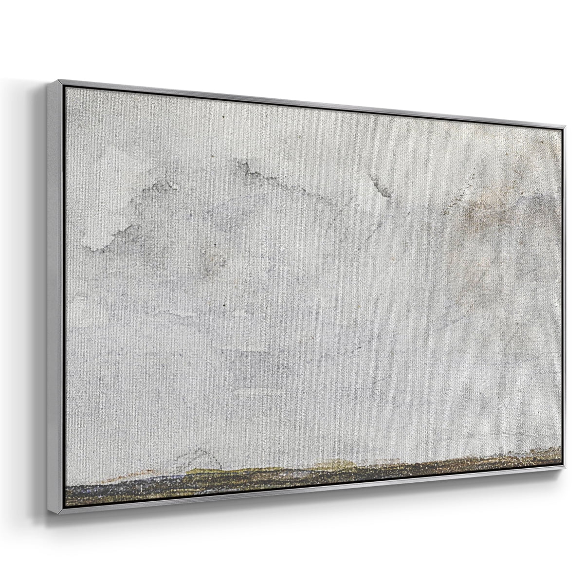 Vintage Landscape-CCCXXXVI By Wexford Home Framed in Silver Wood Gallery Wrapped Canvas 27 in. x 41 in.