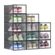 thumbnail image 1 of Cajas para zapatos SONGMICS, apilables, 12 unidades, transparentes, ULSP312B01, 1 of 6