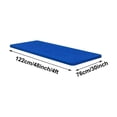 thumbnail image 3 of Rectangle Picnic Table Cloth Waterproof Elastic Fitted Tablecloths for 4 Foot Rectangle Tables, Washable Polyester Rectangular Patio Table Cover - Camping Indoor Outdoor Use, 3 of 7