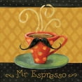 thumbnail image 3 of Audit, Lisa 15x15 Black Modern Framed Museum Art Print Titled - Cafe Moustache III Square, 3 of 5