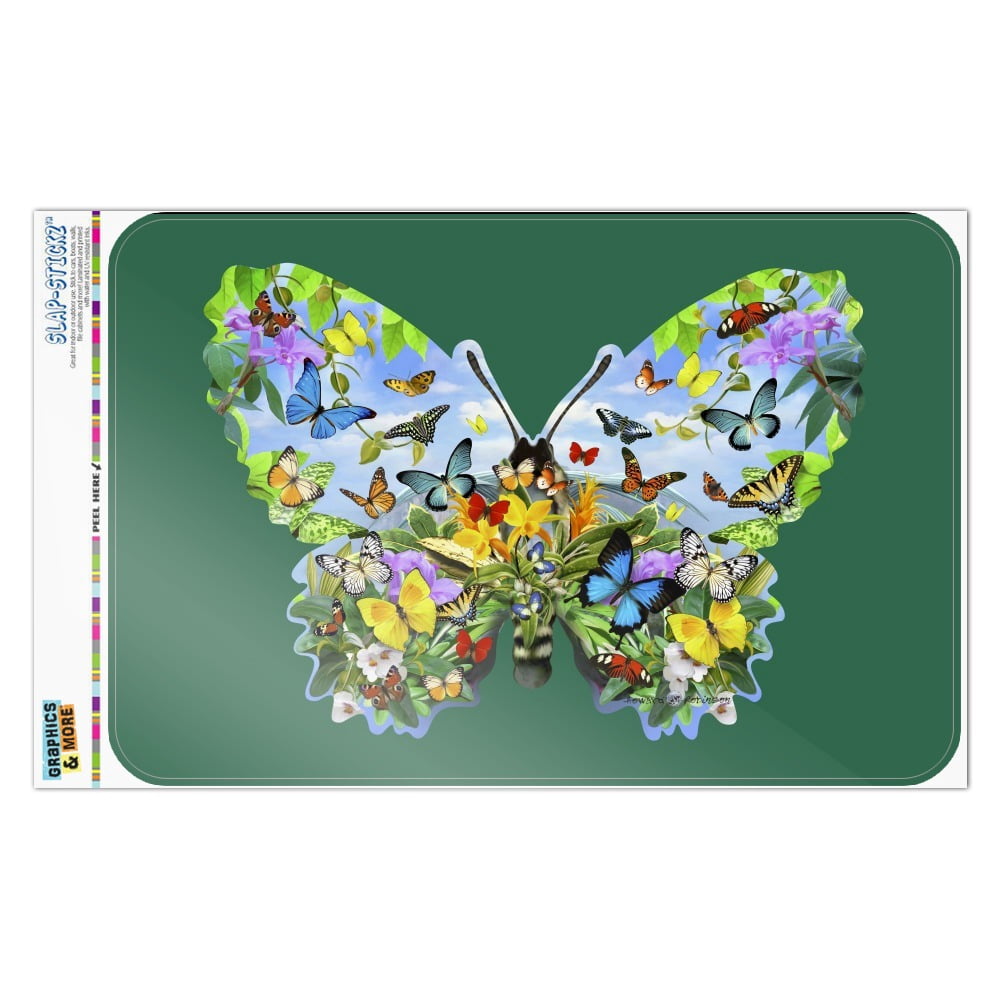 Butterflies in Butterfly Shape Home Business Office Sign - Walmart.com
