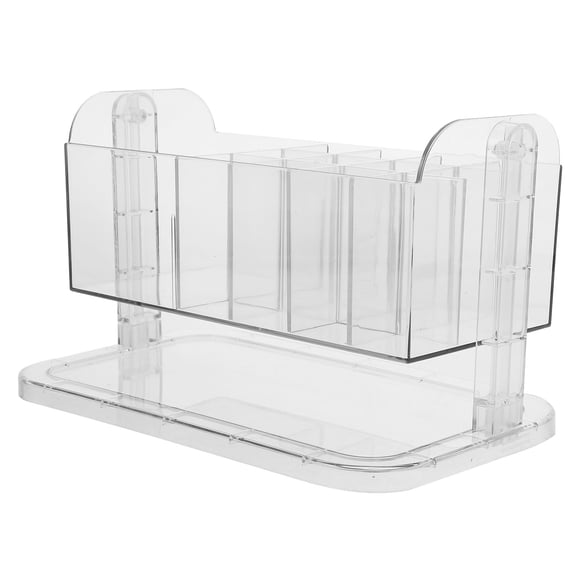 Porta brochas de maquillaje Organizador giratorio de brochas de maquillaje Organizador de brochas cosméticas de escritorio