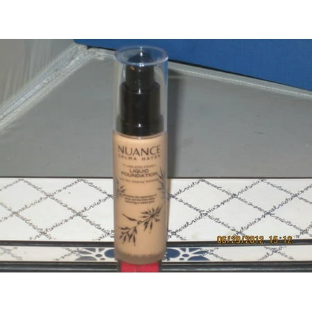 SALMA HAYEK ** FLAWLESS FINISH LIQUID FOUNDATION ** #287 MED. DEEP COOL**, By Nuance From
