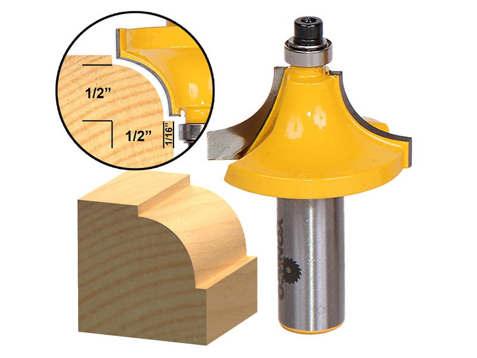 Broca Fresa Ruteadora Para Redondear Madera De 1/2 3/4 Pulgadas MP