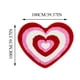 thumbnail image 1 of Felpudo de San Valentín 40x60cm - Felpudo antideslizante de poliéster con diseño de corazón festivo para uso interior/exterior, alfombra decorativa de entrada, 1 of 2
