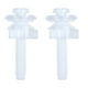 thumbnail image 4 of 2 tornillos universales para asiento de inodoro, tornillos de expansión, accesorios con tuercas de repuesto espaciador de 28 mm, 4 of 9