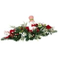 thumbnail image 5 of Northlight Candy Cane Snowman and Ornaments Christmas Swag - 37.5" - Unlit, 5 of 8
