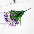 thumbnail image 2 of CaiYueKe 3 Pcs Artificial Silk Lilies Bouquet Fake Flowers for Home Decor Wedding Centerpiece Vase Arrangements Plastic Floral Stems Decorative Bouquets, 2 of 3