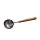 thumbnail image 4 of Cuchara para café expreso, ligera, de acero inoxidable, con mango de madera Grande, 4 of 9