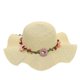 thumbnail image 4 of Sombrero de paja para mujer, sombrero de verano, 4 of 5