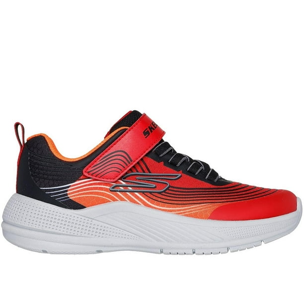 Tenis Skechers Microspec Advance para Niños 17 A 21. 403926LRDBK rojo 18