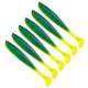 thumbnail image 2 of 6 Uds Cebo Artificial Suave Con Cola en T 9cm Accesorios Pesca Multifuncionales () Verde, 2 of 2