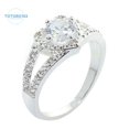 thumbnail image 1 of [anillo] anillo de plata de ley 925 en forma de corazón con forma de corazón para mujeres joyería nupcial para bodas, 1 of 4