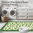 thumbnail image 5 of ODIKA 2'x3' Machine Washable Non-Slip Area Rug, Sophisticated Holiday Greenery Design High Traffic Rug, Green, 35232, 5 of 7
