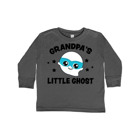 

Inktastic Cute Grandpa s Little Ghost with Stars Gift Toddler Boy or Toddler Girl Long Sleeve T-Shirt