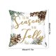 thumbnail image 3 of Funda de almohada navideña con decoración de árbol de Navidad, decoración impresa, funda de almohada navideña, funda de almohada de felpa, 3 of 6