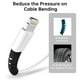 thumbnail image 2 of Protector de cable de cargador, 10 piezas, funda protectora de cable USB en espiral de silicona altamente flexible, compatible con, 2 of 5