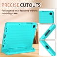 thumbnail image 5 of BMOUO Kids Case for Samsung Galaxy Tab A11+ Plus 11 Inch 2026/ A9+ Plus 2023 with Built-in Screen Protector, Light Weight Shock Proof Handle Stand Cover for Galaxy Tab A11 Plus/A9 Plus ,Teal, 5 of 5