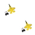 thumbnail image 1 of Vogacara 2 Channel EPP Foam Aircraft Glider Fighter Plane for Kids Ready to Fly Amarillo 2Conjunto, 1 of 1