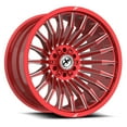 thumbnail image 2 of 24x12 XF Off-Road XF-231 Anodized Red & Milled Wheel 6x135/6x5.5 (-44mm), 2 of 2