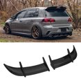 thumbnail image 1 of Akozon 2PCS Car Rear Trunk Spoiler Bright Black Wind Pressure Reduction Spoiler Rear Spoiler Lid Kit Fit For MK6 Models, 1 of 8