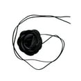 thumbnail image 4 of Flower Choker Necklace, Floral Choker Dress Jewelry ,Handmade Adjustable Stylish ,Elegant Necklace Necklaces for Wedding Halloween Women Black, 4 of 8