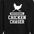 thumbnail image 3 of Instant Message - Professional Chicken Chaser - Toddler & Youth Long Sleeve Graphic T-Shirt, 3 of 6