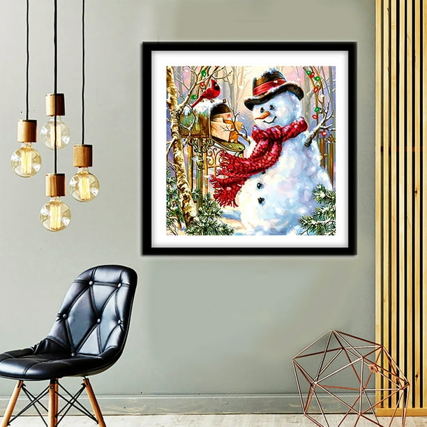 Merry Christmas Snowman Diamond Painting Kits for Home Décor