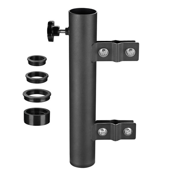 Yescom RV Ladder Mounted Flagpole Holder Camper Trailer Truck Fits 1" to 2 3/8" Pole