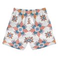 thumbnail image 7 of FORMRS Boys Swim Trunks Quick Dry Mesh Liner Boardshorts Sizes XS-XL, Blue Abstract Pattern, 7 of 7
