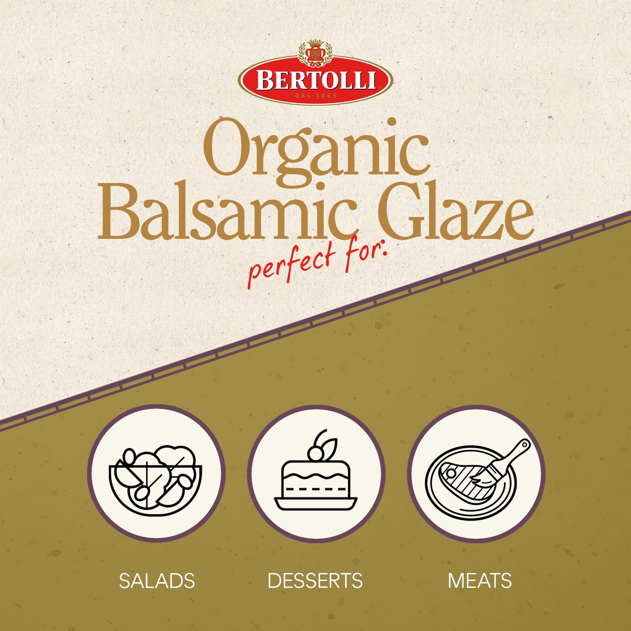 Bertolli Organic Balsamic Vinegar Glaze, 6.8 oz